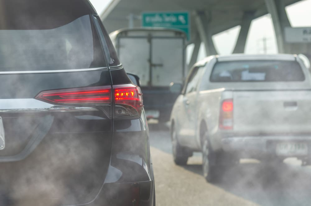 Air pollution from cars